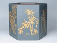 紫砂壶图片：紫砂挂盘 - 美壶网