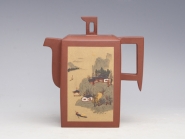 紫砂壶图片：四方玉柱 280CC - 美壶网