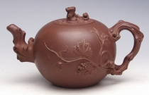 紫砂壶图片：松鼠葡萄壶 - 美壶网