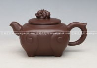 紫砂壶图片：如意狮头壶 - 美壶网