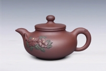紫砂壶图片：牡丹 - 美壶网