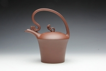 紫砂壶图片：浪花提梁 - 美壶网