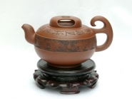 紫砂壶图片：牛盖玉带 - 美壶网