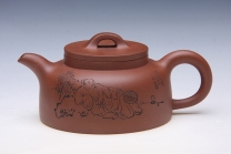 紫砂壶图片：平盖莲子 - 美壶网