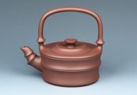 紫砂壶图片：竹节提梁 - 美壶网