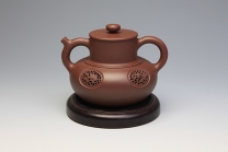 紫砂壶图片：四季花香 - 美壶网