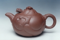 紫砂壶图片：鱼化龙（清水泥 - 美壶网
