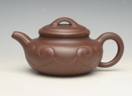 紫砂壶图片：仿鼓如意 - 美壶网