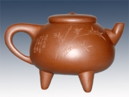 紫砂壶图片：圆鼎 - 美壶网