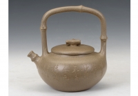 紫砂壶图片：竹节提梁 - 美壶网