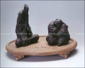 紫砂壶图片：流水高山(雕塑) - 美壶网