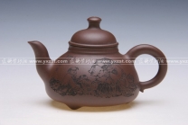 紫砂壶图片：三脚乳鼎 - 美壶网