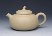 紫砂壶图片：茄段壶 段泥 - 美壶网