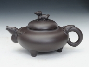 紫砂壶图片：三羊开泰 - 美壶网