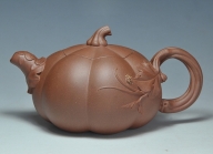 紫砂壶图片：秋瓜壶 - 美壶网