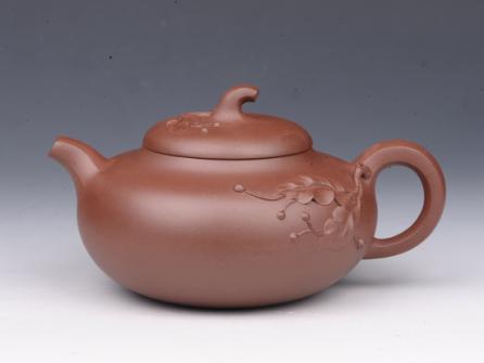 邹健紫砂壶 硕果 