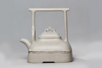 紫砂壶图片：弧菱提梁 - 美壶网