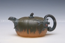 紫砂壶图片：手工七彩南瓜 - 美壶网