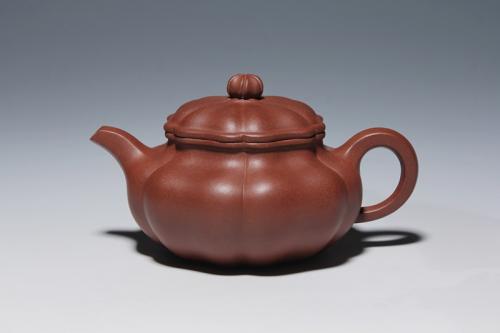刘蓉萍紫砂壶 葵仿古 