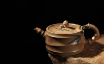 紫砂壶图片：三色竹 - 美壶网