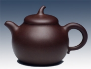 紫砂壶图片：茄段朱红娇 - 美壶网