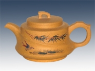 紫砂壶图片：飘逸金砂 - 美壶网