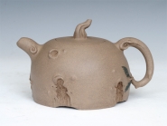 紫砂壶图片：半月树瘿 - 美壶网