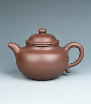 周荣伟紫砂壶 道洪圆珠 