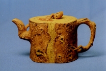 紫砂壶图片：红叶树庄（老段泥） - 美壶网