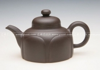 紫砂壶图片：六瓣壶450cc - 美壶网
