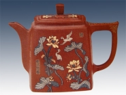 紫砂壶图片：荷塘秀色 - 美壶网