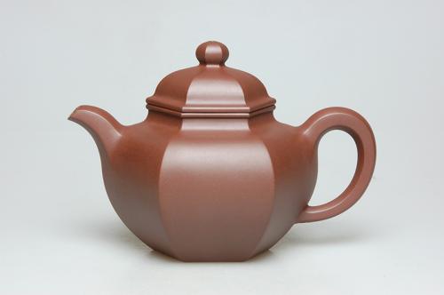 庄玉林紫砂壶 六方掇球 