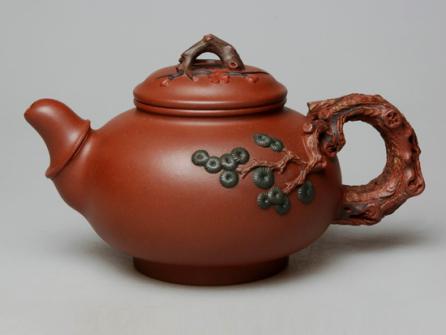 郑永平紫砂壶 鼓腹三友  450cc 