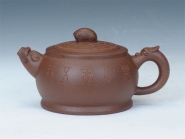 紫砂壶图片：《鼓韵遗风壶》系列... - 美壶网