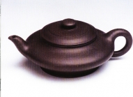 紫砂壶图片：虚扁壶 - 美壶网