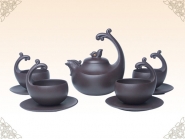 紫砂壶图片：(孔雀舞系列)丹凤朝阳 - 美壶网