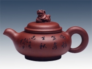 紫砂壶图片：戏狮壶 - 美壶网