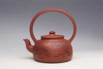 紫砂壶图片：大彬提梁 - 美壶网