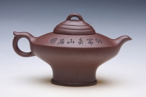 紫砂壶图片：新富春山居壶 - 美壶网