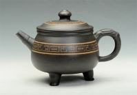 紫砂壶图片：青铜鼎 - 美壶网