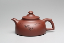 紫砂壶图片：天笠 天津美术学院霍春阳教授书画 - 美壶网