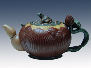 蒋蓉紫砂壶 莲心 