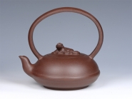 紫砂壶图片：- 提梁石狮 - - 美壶网