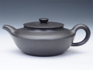 紫砂壶图片：碗美壶（黑金沙） - 美壶网