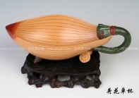 紫砂壶图片：荷花单杯 - 美壶网