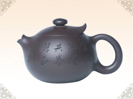 范顺君紫砂壶 童偶(谭泉海篆刻) 