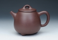 紫砂壶图片：高石瓢壶 底槽清 - 美壶网