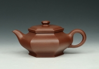 紫砂壶图片：六方虚扁 - 美壶网