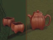 紫砂壶图片：天香套具 - 美壶网