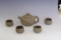 紫砂壶图片：灵芝供春套壶 - 美壶网